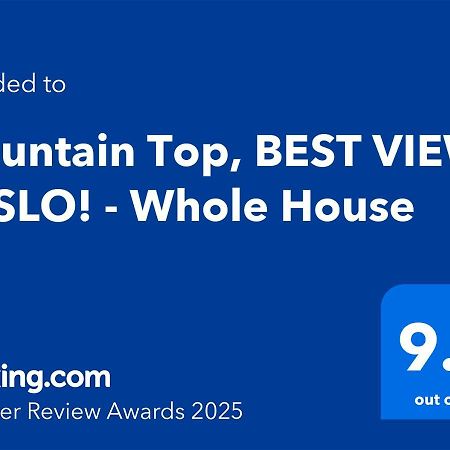Mountain Top Getaway, Best View In Slo! - Whole House San Luis Obispo Exterior photo