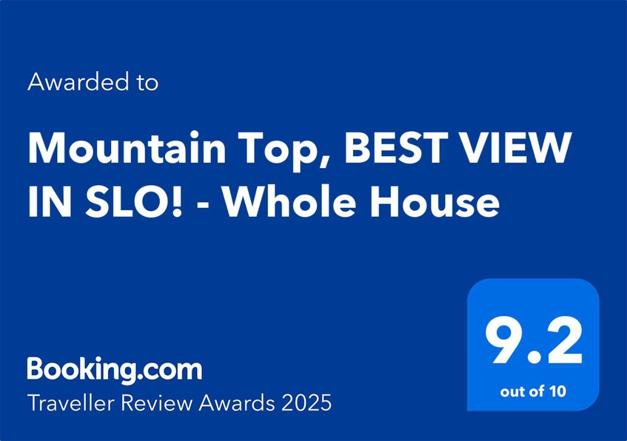 Mountain Top Getaway, Best View In Slo! - Whole House San Luis Obispo Exterior photo